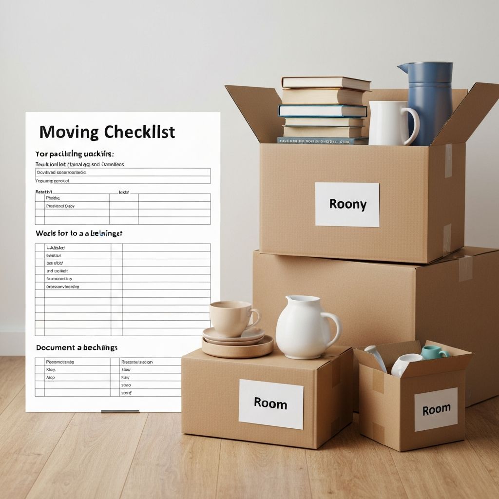 Organized moving boxes